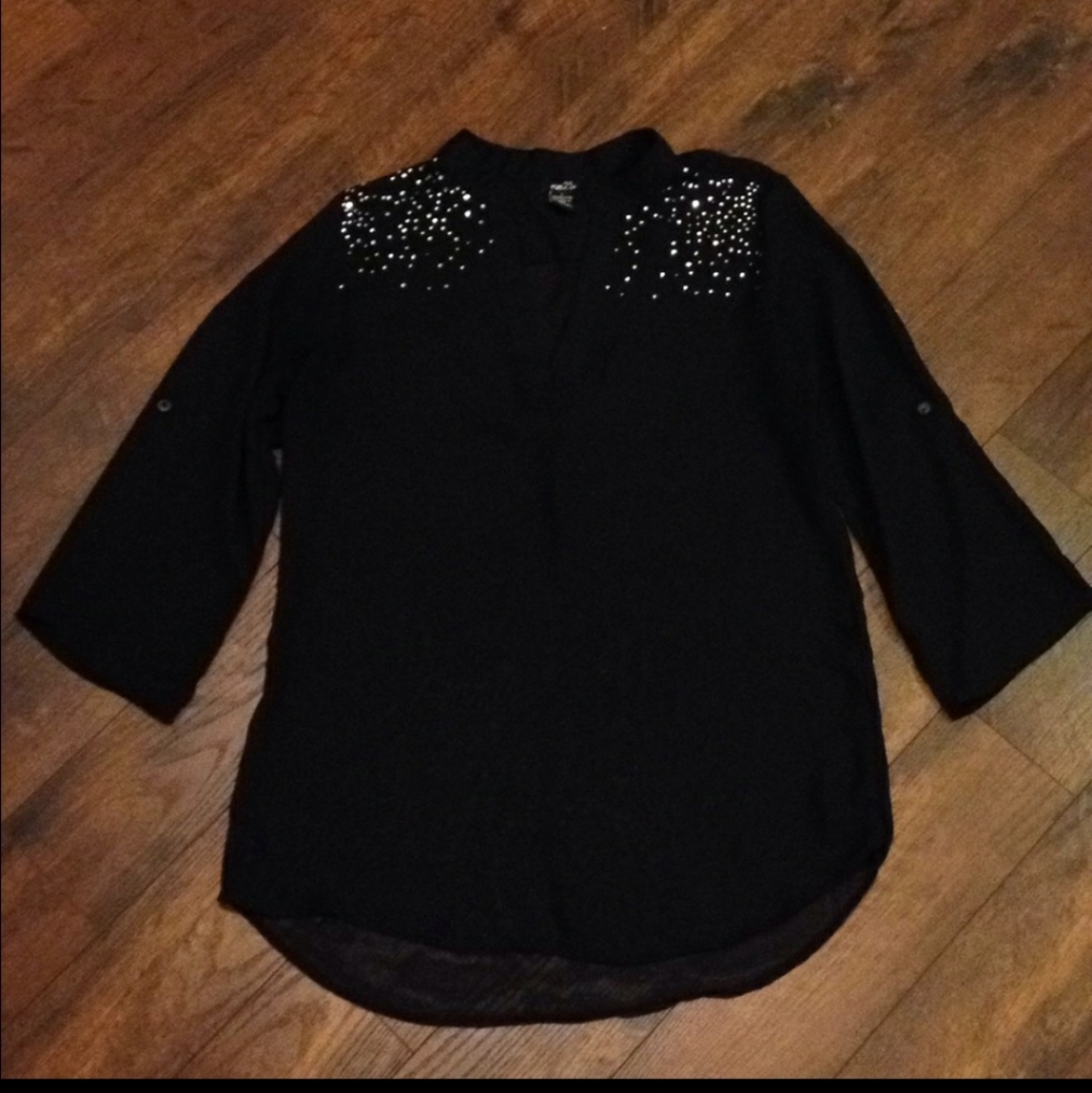 Rue 21 long sleeve see thru top